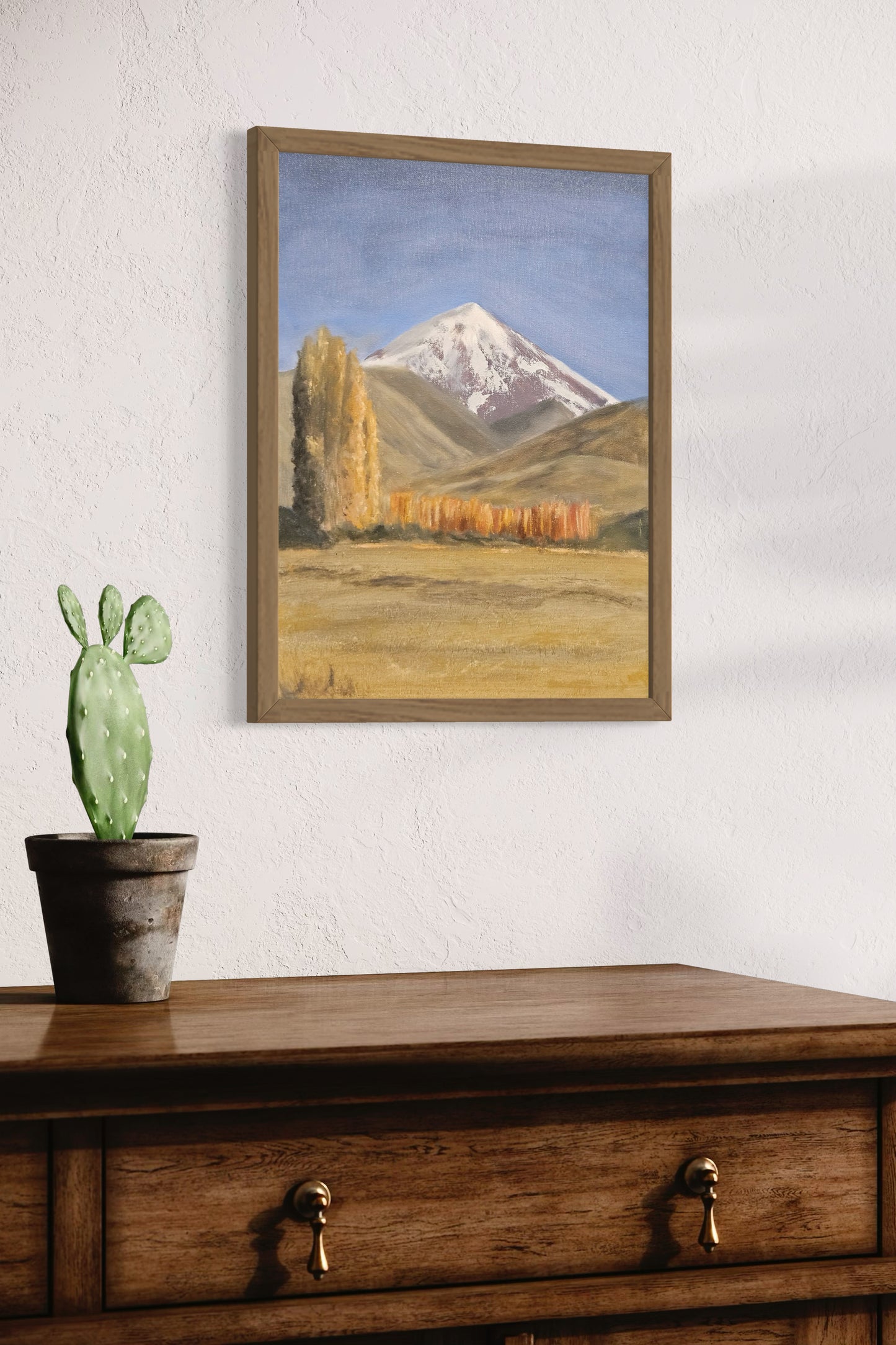 Golden Alps (13" x 17")