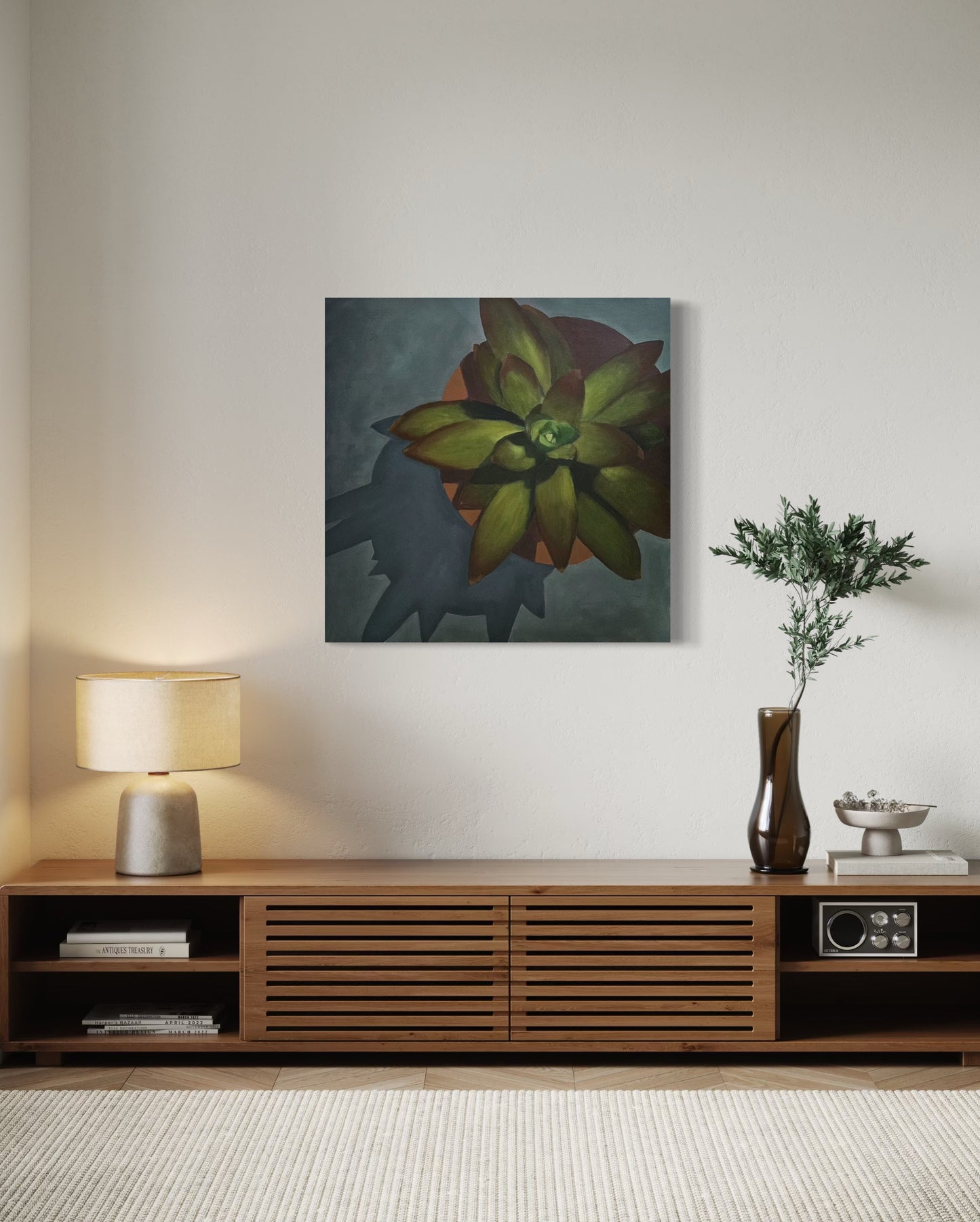 Sprout & Shadow #1 (20"x20")