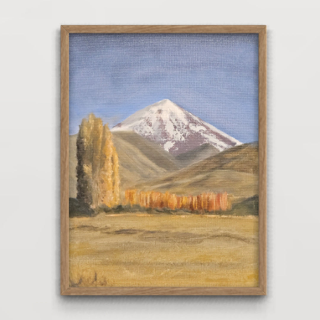 Golden Alps (13" x 17")